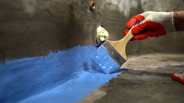 Commercial Wet Basement Repair project at a Landenberg, PA business property by SJ Waterproofing Pros